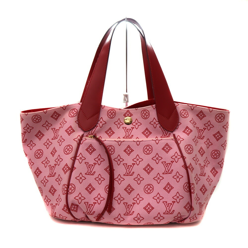 Louis Vuitton Cabas Ipanema Tote Bag Beach Pink
